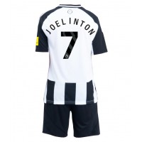 Fotbalové Dres Newcastle United Joelinton #7 Dětské Domácí 2024-25 Krátký Rukáv (+ trenýrky)